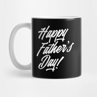 Simple Happy Father's Day Calligraphy Mug